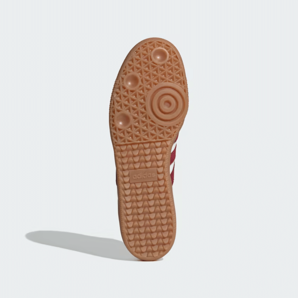 SAMBA Sporty Rich x adidas Samba OG Collegiate Burgundy–Confortável