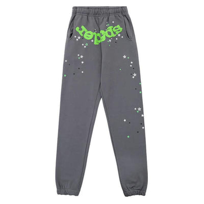 Calça Sp5der OG Web Graphite/Green