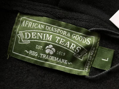 Moletom Denim Tears x Corteiz Zip Black