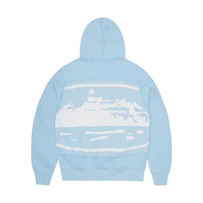 Jaqueta Corteiz Hybrid Knit Alcatraz Azul