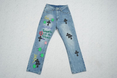 Calça Jeans Chrome Hearts Sex