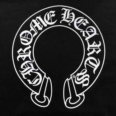 Moletom Chrome Hearts Horseshoe Floral Preto