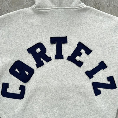 Conjunto Moletom Corteiz Arch Cinza