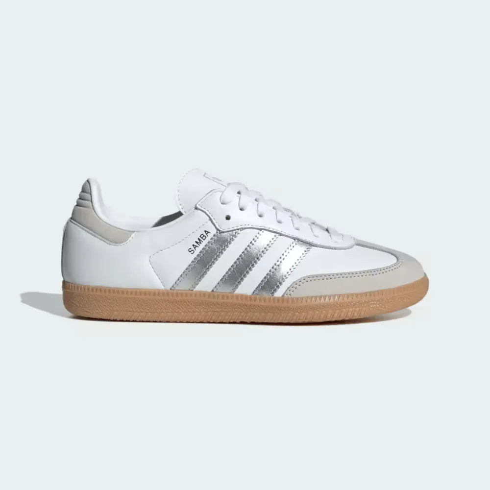 SAMBA OG Silver Metallic–Elegante