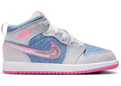 Jordan 1 Mid SE Denim Sequin
