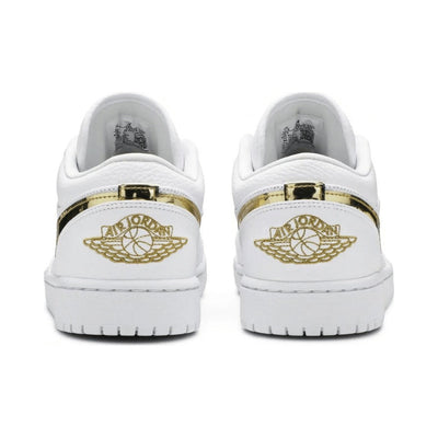 Air Jordan 1 Low White Metallic Gold