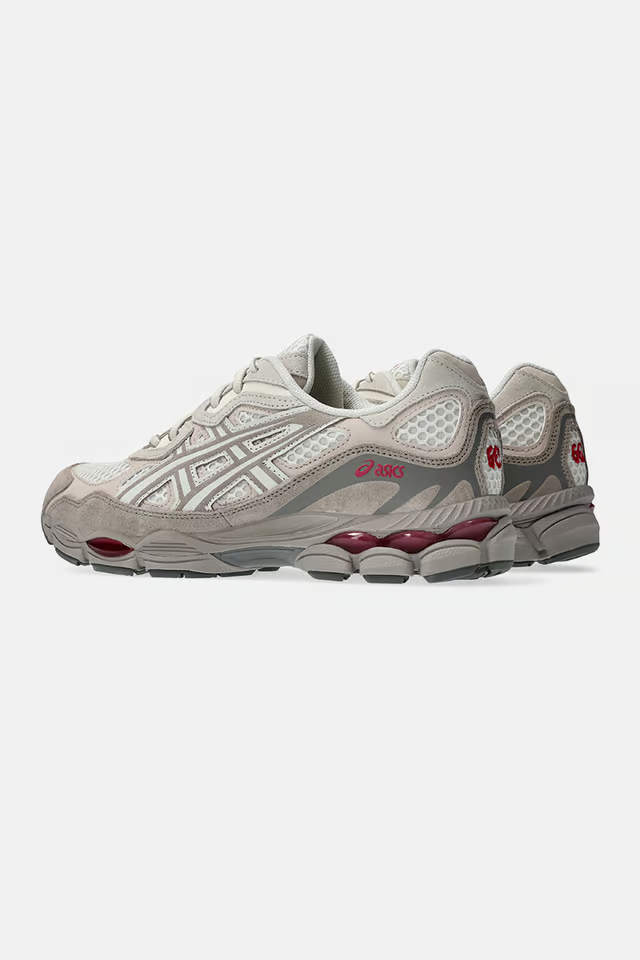 GEL-NYC - - Cinza com Vermelho Vibrante
