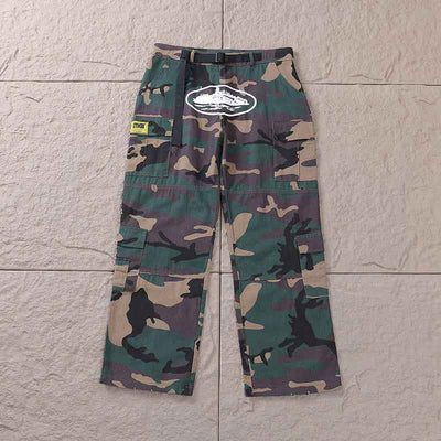 Pronta Entrega - Calça Corteiz Cargo Camuflada